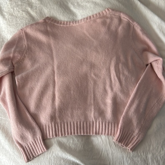 BRANDY MELVILLE PINK WOOL SWEATER - Picture 3 of 4